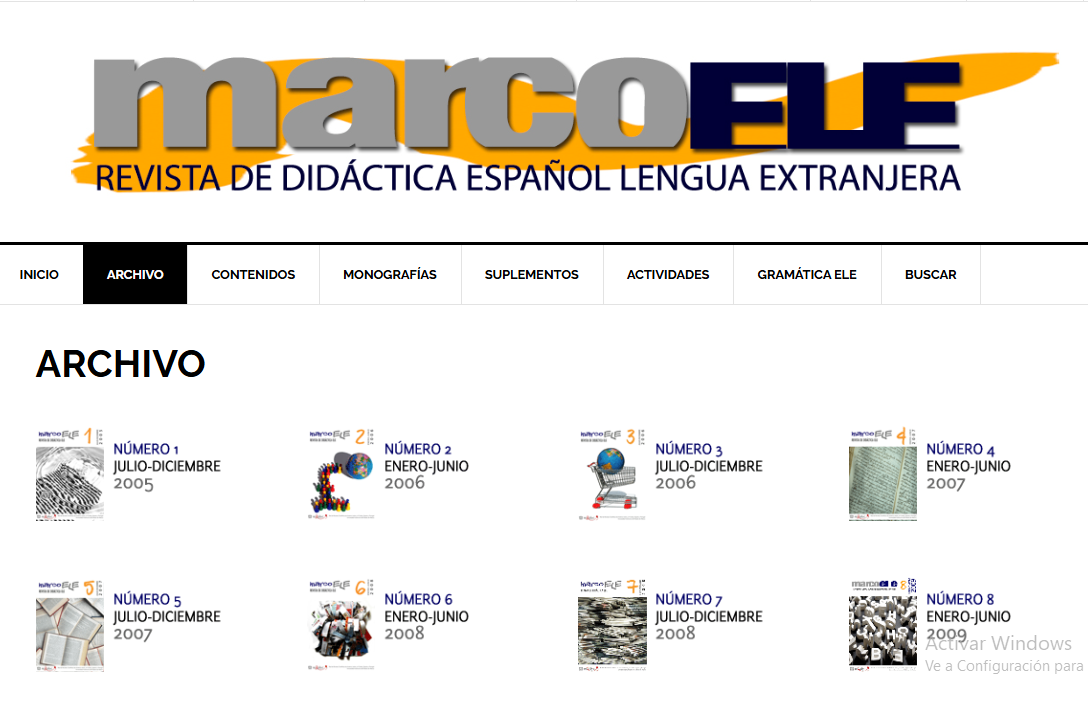 MarcoELE : revista de didáctica español lengua extranjera