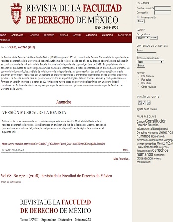 Revista de la Facultad de Derecho de México
