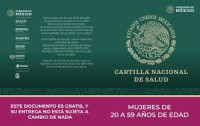 Image of Cartilla Nacional de Salud : mujeres de los 20 a los 59 años