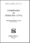 Compendio de derecho civil I : introducción, personas y familia