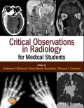 Critical observations in radiology for medical students