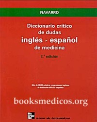 Image of Diccionario crítico de dudas inglés-español de medicina