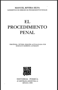 Image of El procedimiento penal