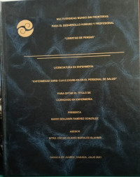 Image of Enfermedad SARS-CoV-2 (COVID-19) en el personal de salud