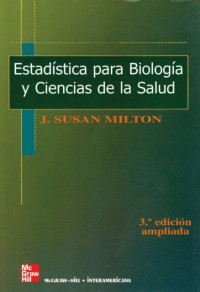 Image of Estadistica para biologia y ciencias de la salud