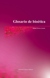 Image of Glosario de bioética