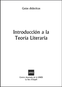 Image of Introducción a la teoría literaria : guías didácticas