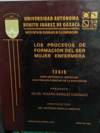 Image of Los procesos de formación del ser mujer enfermera