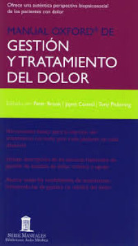 Image of Manual Oxford de gestión y tratamiento del dolor