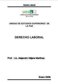 Image of Derecho laboral