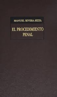 Image of El procedimiento penal
