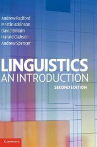 Image of Linguistics : an introduction
