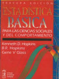 Image of Estadistica basica para las ciencias sociales y del comportamiento