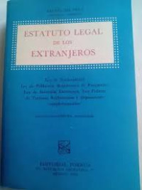 Image of Estatuto legal de los extranjeros