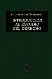 Image of Introduccion al estudio del derecho