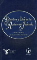 Estructura y estilo en las resoluciones judiciales