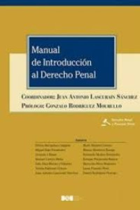 Image of Manual de introducción al derecho penal