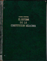 Image of El sistema de la constitucion mexicana